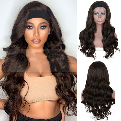 Women's Long Hair Ice Silk Head Cover