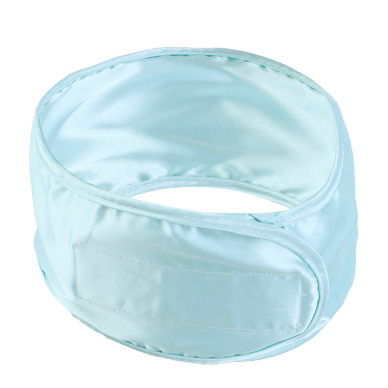 Velcro Artificial Silk Adjustable Hair Care Head Cover Makeup Hair Band