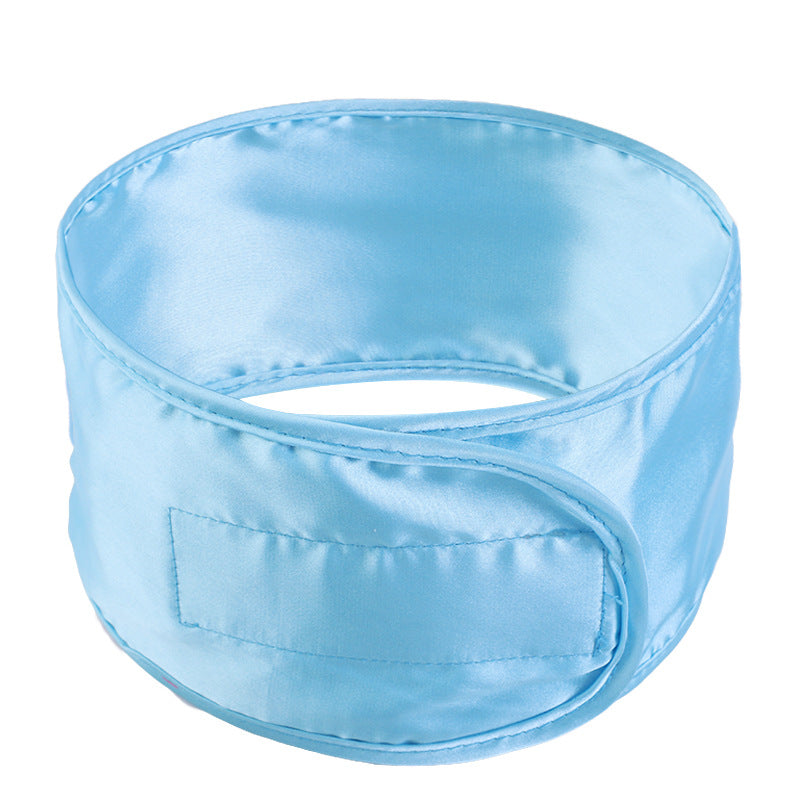 Velcro Artificial Silk Adjustable Hair Care Head Cover Makeup Hair Band