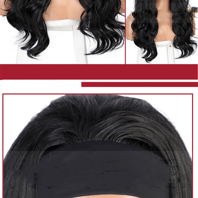 Women's Long Hair Ice Silk Head Cover