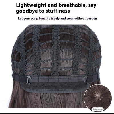 Short Hair Texture Wig Head Cover Human Hair