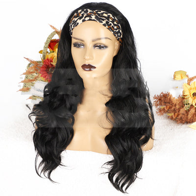 Women's Long Hair Ice Silk Head Cover