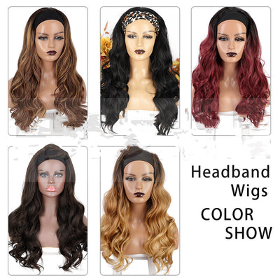 Women's Long Hair Ice Silk Head Cover