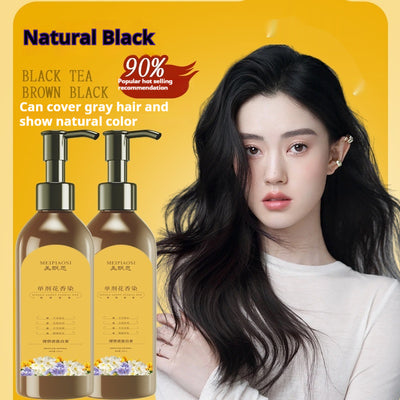 Hair Color Cream Plant Formula Non-stick Skin Hair Dye Cover