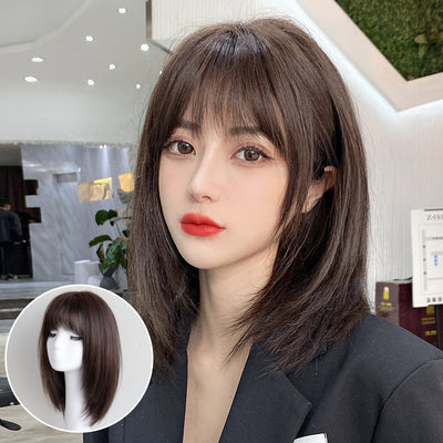 Women's Human Hair Wig Head Cover