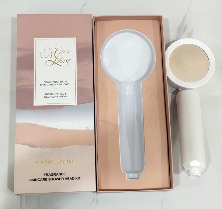 Aromatherapy Handheld Shower Head - High Pressure Filter For Hard Water - Nourishing Essential Oils For Skin & Hair, Portable & Easy Assembly