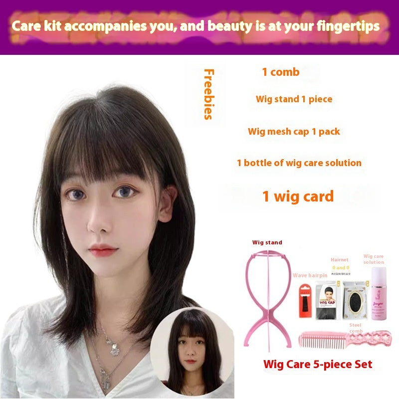 Women's Human Hair Wig Head Cover