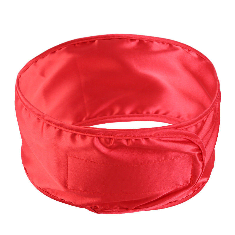 Velcro Artificial Silk Adjustable Hair Care Head Cover Makeup Hair Band